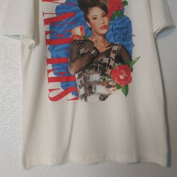 Selena Official Merchandise Women's size M white multicolored T-Shirt - Picture 3 of 13